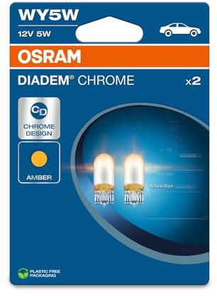 Osram DIADEM® Chrome, WY5W, Double Blister (2 lamps)