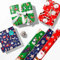 GAKA FAVOR 3 Rollen Geschenkpapier Weihnachten(70x300cm pro Rolle), Weihnachtspapier Set, Geschenkpapier Rot Grün Blau für Weihnachten