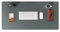 Large Desk Mat 80x40cm, Office Desk Pad, Computer Desk Mat, Laptop Mat for Desk, Desk Protecor Mat, Desktop Mat, Desk Writing Pad, Desk Blotter Pad, Desk Cover Mat (Grey, 80 x 40 cm)