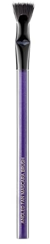 Kevyn Aucoin Abgewinkelte Fächer-Mascara-Bürste: erreichen Sie gefiederte, getrennte Wimpern mit jeder Mascara. Doppelfaser-Design sorgt für eine saubere und gleichmäßige Anwendung für voluminöse