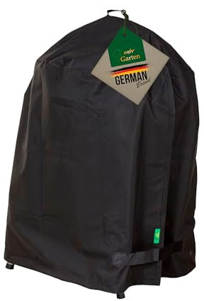 Mehr Garten Grillabdeckung für Keramikgrill, Größe M, Ø 73 cm x 79 cm, Abdeckhaube für Keramik Grill, Polyestergewebe Oxford 600D mit innenseitiger PVC-Beschichtung, wasserdicht, UV-beständig