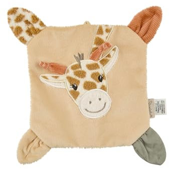Sterntaler Wärmekissen Giraffe Kaya - wohltuendes Wärmekissen für Baby und Kinder mit niedlichen Applikationen - Haferkissen aus kuscheligem Material - Kuscheltier spendet Trost und beruhigt, ocker
