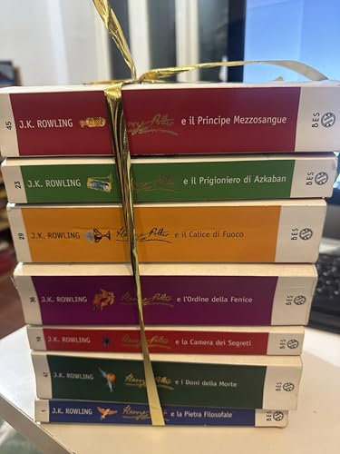 HARRY POTTER e il pricipe di mezzosangue - il prigioniero di Azkaban -il calice di fuoco-l'ordine della fenice-la camera dei segret - i donni della morte- e la pietra filosofale 7 Vol