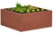 prima terra Hochbeet-Bausatz Edelrost PLANUS Maße 78x78cm Höhe 35cm