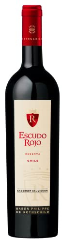 Escudo Rojo Reserva Cabernet Sauvignon - Baron Philippe de Rothschild – Trockener Rotwein aus Chile (1 x 0,75l)