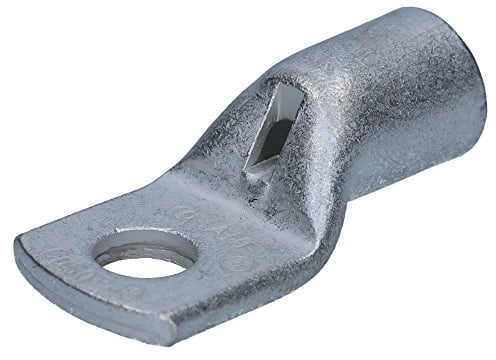 Cembre A10-M8 - 10 capicorda in rame, 50 mm², M8, non isolati, per installazioni elettriche, di alta qualità e di lunga durata