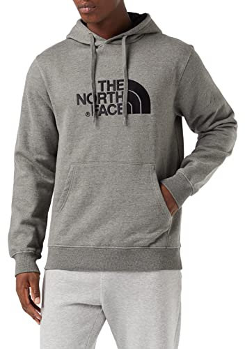THE NORTH FACE Drew Peak Men's Outdoor Hoodie available in TNF Medium Grey Heather Std/TNF Black Size Medium T0AHJY