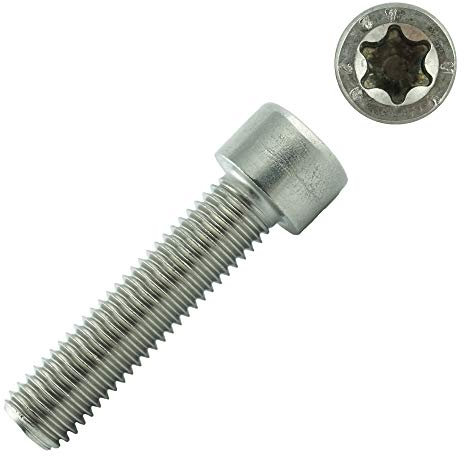 Eisenwaren2000 | Zylinderschrauben mit Innensechsrund TX M2,5 x 4 mm (10 Stück) - Zylinderkopf Schrauben ISO 14579 - DIN 912 Gewindeschrauben - Edelstahl A2 V2A - rostfrei