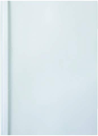 GBC® Thermobindemappe ThermaBind™ Standard, Karton, 240 g/m², transparenter Vorderdeckel, A4, 3 mm, für: 30 Blatt, weiß, seidenmatt (100 Stück), Sie erhalten 1 Packung á 100 Stück