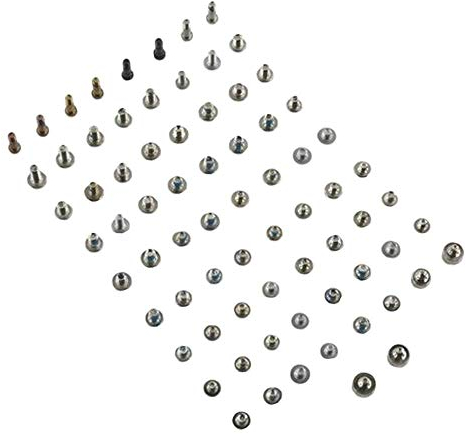 Smartex® Kit Schrauben kompatibel mit iPhone XS MAX - Schwarz