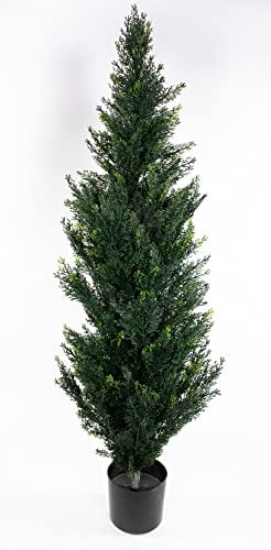 Zeder/Konifere Natura 120cm LA künstliche Pflanzen Kunstpflanzen Kunstbaum Thuja Zypresse