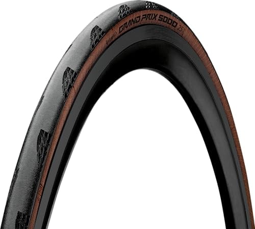 Continental Grand Prix 5000 Rennrad Faltreifen, Schwarz, 25-622 (700x25C)