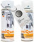 UniQum Autolack + Klarlack 2K Spraydose für AUDI SAMURAI GREY LM7Q Autolack Reparatur 2 x 400 ml