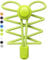 Stepace Lacci Scarpe Elastici con Sistema Autobloccanti, 2 Paia Lacci delle Scarpe Senza Nodo per Scarpe da Sport, Bambini, Adulti, Anziani Verde Mela