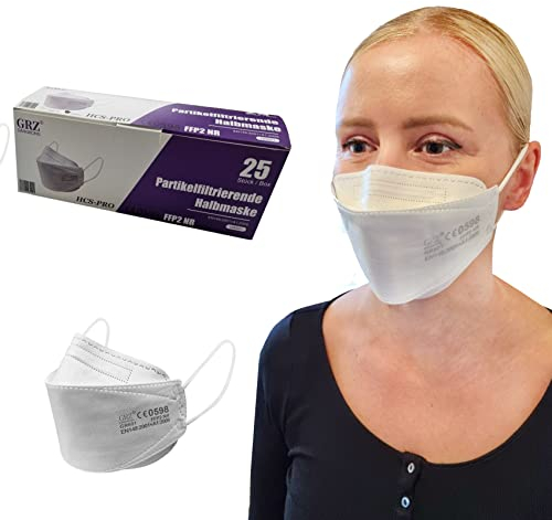 HCS-Pro FFP2 Maske (Weiß), 25 Masken einzeln verpackt
