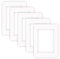 nielsen Conservation Passepartout carton 1,5 mm | set de 5 pièces | format extérieur 13x18 cm pour format d'image 9x13 cm | blanc pur (blanc clair) | surface lisse