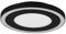 Reality Leuchten LED Deckenleuchte Carus R67222032, Kunststoff Schwarz matt, inkl. 10 + 7 Watt LED