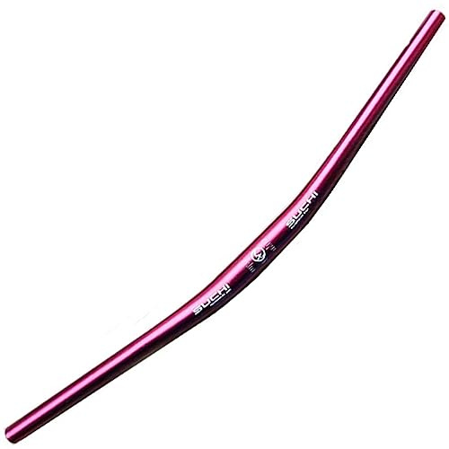 Fahrradlenker Für BMX DH XC AM FR Aluminiumlegierung Mountainbike Rennrad Fixed Gear Riser Bar Rise 20mm MTB Lenker 31.8mm×680 mm 720mm (Color : Red, Size : 680mm)