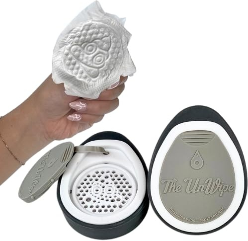 The UnWipe, Instead of Flushable Wipes, Add Incredible Texture to Any Toilet Paper Anywhere, Clean Better, Flush Safely