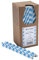 Pajitas de papel de 20,32 cm, 6 mm, rayas azules y blancas, paquete de 250