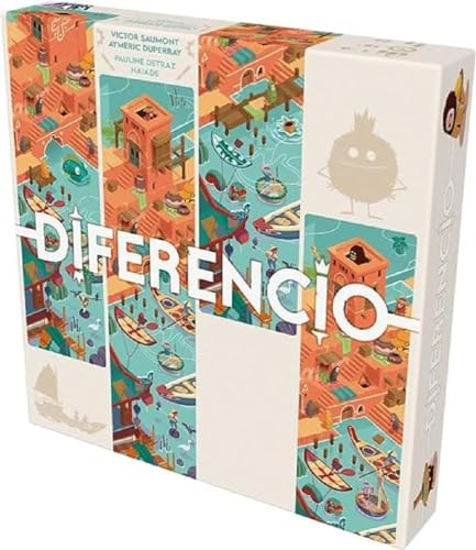 Asmodee KYF Edition Diferencio – Gesellschaftsspiele – Brettspiele – visuelle Gedächtnisspiele – Stimmungsspiele ab 7 Jahren – 2 bis 6 Spieler – französische Version