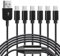 CERRXIAN Cable divisor en Y USB 1 macho a 6 macho USB C de 5 pies El divisor en Y tipo C admite la transmisión de datos de discos U,teclados y ratones,y fuente de alimentación para dispositivos USB C