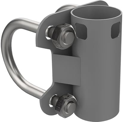 Universal Mastschelle für Starlink V2, Antennenmast Rohrhalterung für Starlink Schüssel, Bügelschelle Starlink Halterung Zubehör, Einstellbar Rohrschelle 35-55mm Masthalterung Geländerhalterung (A)