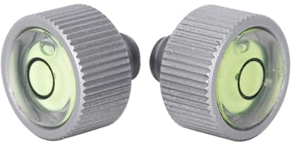 NICEYRIG Mini Circular Spirit Levels,Mini-Wasserwaage für 1/4-Zoll-Gewindehalterung,Rundwasserwaage,Wasserwaage anwendbar für spiegellose DSLR-Kamera-Käfig-Rig, oberer Griff– 573