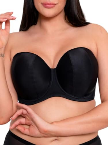 Curvy Kate Luxe Strapless Bra Jet Black 30G