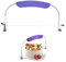 Cake Cutter, Cake Leveller, Cake Slicer, Cake Leveller Cutter, Cake Cutter Leveller,Slicer with Stainless Steel Wires and Purple Handle for Wedding Birthday Layer Cakes Baking Tool