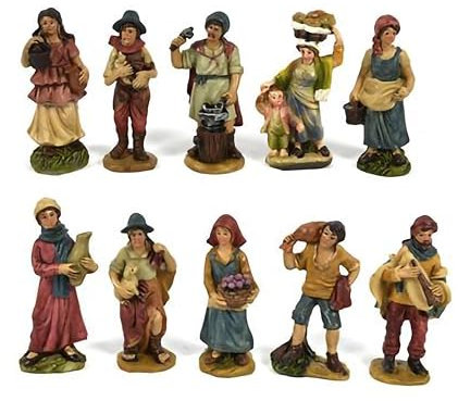 ICE TOYS personaggio presepe (SET 1, 8CM)