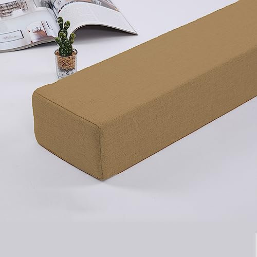 Relleno de espacio de cama desmontable de tamaño personalizado para sofá, colchón, apoyabrazos, almohadones, cierra el espacio entre la pared del cabecero o el pie de cama, 180 x 10 x 20 cm, color