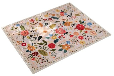 lmoikesz Washable Entry Rugs Indoor Door Mats With Anti-fouling Technology Floral Washable Rug Polyester Door Mat Indoor, 2, 40 * 60cm