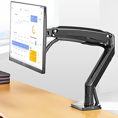 Full Motion TV Wall Mount for 22-35 inch LED LCD OLED Flat/Curved TVs with VESA 100x100mm, Articulating Corner TV Bracket Swivel & Tilt, 25.5 inch Arm Extension,White