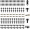125 Stück Blechmutter Schraube Mutter Clip Kit,Auto Body Undertray Fender Schrauben,U Typ Karosserieschrauben,Kotflügelclip Blechmuttern Befestigung Clips für Auto,Gewinde Clip Mutter Blechschrauben