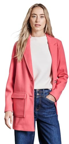 Street One A202048 Veste avec col à Revers, Rose Corail Clair, 38 Femmes