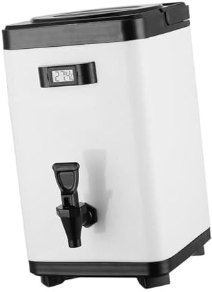 YWJLQH Milcheimer, Getränkespender für heiße und kalte Flüssigkeiten, Isolierbehälter für Getränke, Grill und Suppe, 8l