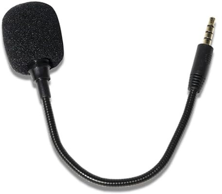 Finehenchi Microfono da gioco di ricambio, microfono staccabile con asta da 3,5 mm per Turtle Beach Xbox PS4 PS5, cuffie esterne microfono per computer portatile, accessori audio audio e cuffie