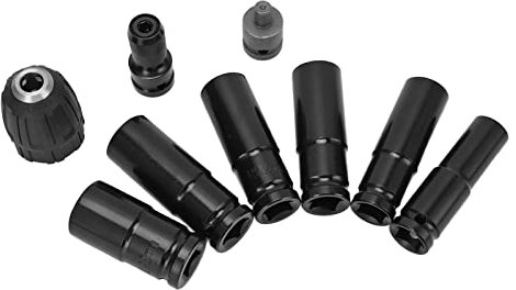 9Pcs Impact Socket 1 2in High Carbon Steel Hex Wre Socket Set Kit for Rep Maintenance Impact SocketImpact Socket Set1 2in Impact SocketWre SocketHex Impact SocketHex Wre Socket