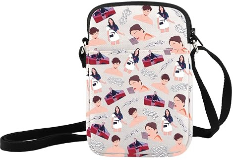 JXGZSO Bolso cruzado inspirado en la película romántica, bolsa de hombro para amantes de la película de México, Culpa Mia, small