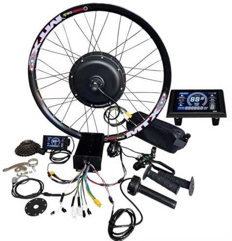 2000W Ebike conversion Kit MTX Rear Motor wheel 45a 48V 52V 60V 72V Controller, Surron throttle, Colour SW900 Screen, 29 Inch