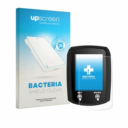 upscreen Antibakterielle Schutzfolie für JZK Bike Computer Klare Displayschutz-Folie