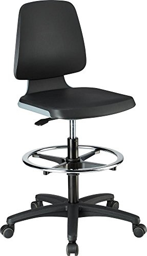 Interstuhl bimos Arbeitsstuhl Labsit 4, PU anthrazit Sitzhöhe 560-810 mm