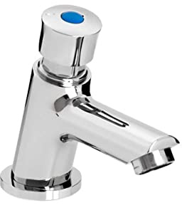 Bristan Z2 LUX 1/2 C Single Luxury Soft Touch Timed Flow Basin Tap, Chrome