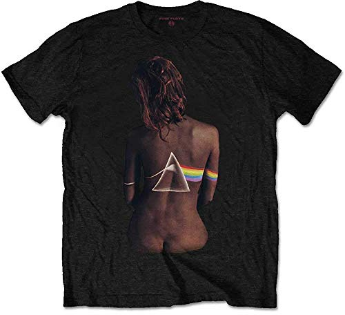Pink Floyd T Shirt Ebony Band Logo Official Mens Black S