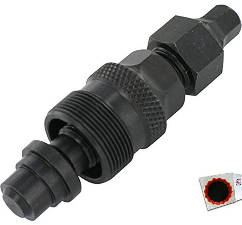 VAR Kurbelabzieher PE-01000-C Octalink + ISIS schwarz + SCHLAUCHFLICKEN