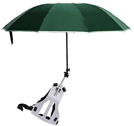 AXDNH Sac à Dos avec Parapluie, Parasol à 360 ° pour Hommes et Femmes Sports de Plein air Randonnée Sac à Dos Parapluie Liberation Hands,F
