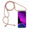2ndSpring Handykette Schutzhülle kompatibel mit Huawei Mate 20 Pro Handyhülle mit Band,Halsband Lanyard Silikonhülle,Gelber Regenbogen