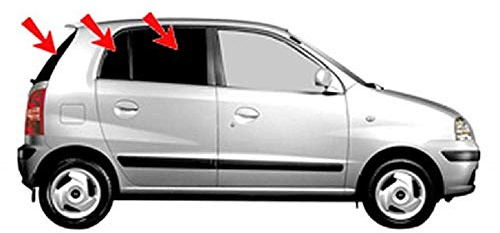 Solarplexius Auto-Sonnenschutz Scheiben-Tönung passgenau für Hyundai Atos Prime Bj. 04-08 Komplettsatz Keine Folie