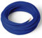 Amarcords - Cavo elettrico tessile colore BLU tondo seta 3 metri con messa a terra 3x075mm - Filo rivestito in tessuto colorato vintage per lampade lampadari applique e abat jour.
